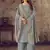 Grey jacquard cotton salwar