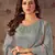Grey jacquard cotton salwar