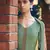 Green embroidered satin salwar