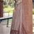 Orange embroidered satin salwar