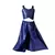 Aglare sequence fabric Palazzo set,with purse STITCHED.comfortable.Blue