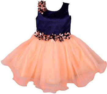Multicolor Cotton  stitched Sleeveless   dress 1