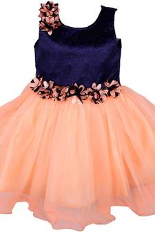 Multicolor Cotton  stitched Sleeveless   dress