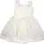 White Cotton  stitched Sleeveless   dress