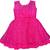 Pink Cotton  stitched Sleeveless   dress