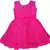 Pink Cotton  stitched Sleeveless   dress