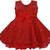 Red Cotton  stitched Cap Sleeve   dress