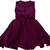 Purple satin stitched Sleeveless   dress