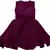 Purple satin stitched Sleeveless   dress