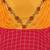 Yellow Silk stitched Sleeveless   dress