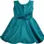Green satin stitched Sleeveless   dress