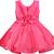 Pink satin stitched Sleeveless   dress