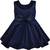 blue satin stitched Sleeveless   dress