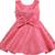 Orange satin stitched Short Sleeve   dress