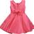 Orange satin stitched Short Sleeve   dress