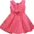Orange satin stitched Short Sleeve   dress