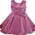 Purple satin stitched Short Sleeve   dress