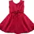 Red satin stitched Short Sleeve   dress