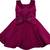 Purple satin stitched Sleeveless   dress