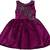 Purple satin stitched Sleeveless   dress