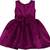 Purple satin stitched Sleeveless   dress