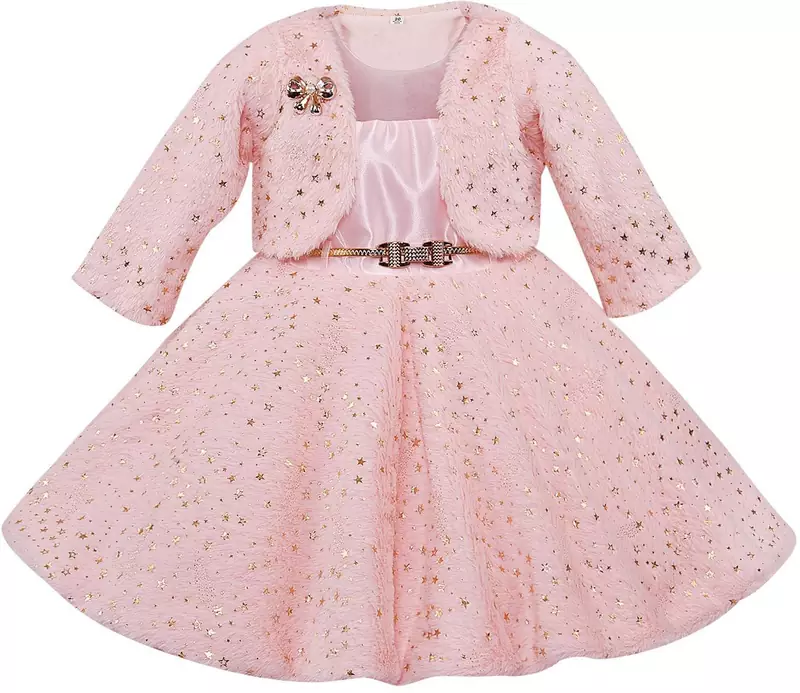 Pink Cotton  stitched Sleeveless   dress