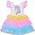 Multicolor Net stitched Sleeveless   dress