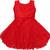 Red Cotton  stitched Sleeveless   dress