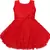 Red Cotton  stitched Sleeveless   dress