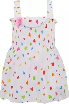 Pink Cotton  stitched Sleeveless   dress