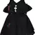 Black Rayon stitched Sleeveless   dress