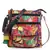 Rangoli Multi & Black Polycotton Floral Digital Print Sling Bag