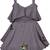 Grey Georgette stitched Sleeveless   dress