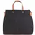 Classic Black & Brown Suede & Leatherette Solid Sling Bag