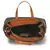 Classic Black & Brown Suede & Leatherette Solid Sling Bag