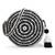 Mandala Natural & Black Acro Wool & Canvas Croatia Geometric Sling Bag