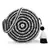Mandala Natural & Black Acro Wool & Canvas Croatia Geometric Sling Bag