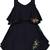blue Georgette stitched Sleeveless   dress