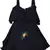 blue Georgette stitched Sleeveless   dress