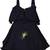 blue Cotton  stitched Sleeveless   dress