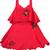 Pink Georgette stitched Sleeveless   dress