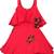 Pink Georgette stitched Sleeveless   dress