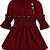 Maroon Cotton  stitched Sleeveless   dress