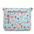 Rangoli Mint Green & Peach Polycotton Floral Digital Print Sling Bag