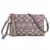 Ghoomar Silver, Pastel Pink & Multi Acrylic Jacquard Geometric Floral Embellished Sling Bag