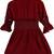 Maroon Cotton  stitched Sleeveless   dress