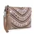 Ghoomar Pastel Pink & Multi Acrylic Jacquard &  Leatherette Ethnic Motifs Embellished Sling Bag