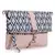 Geomat Coral & Multi Polycotton Geometric Digital Print Sling Bag