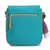 Rangoli Sea Green & Pink Polycotton Tulip Digital Print Sling Bag