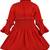 Red Cotton  stitched Sleeveless   dress